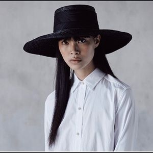 Janessa Leone Desi Boater Hat